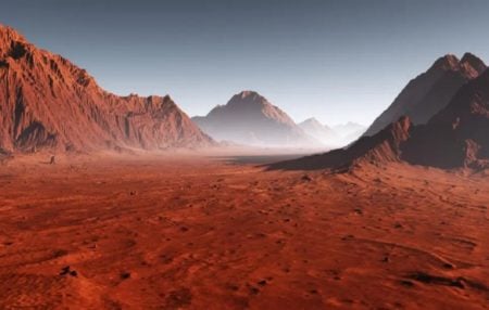 Martian surface