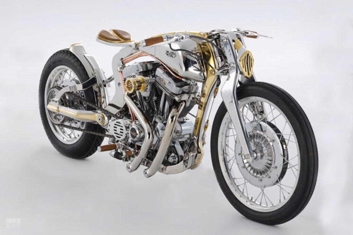 Art Meets Machinery: The Creative Brilliance of Krom Works’ Harley Sportster