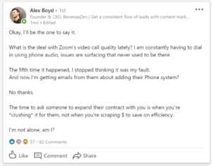 linkedin content