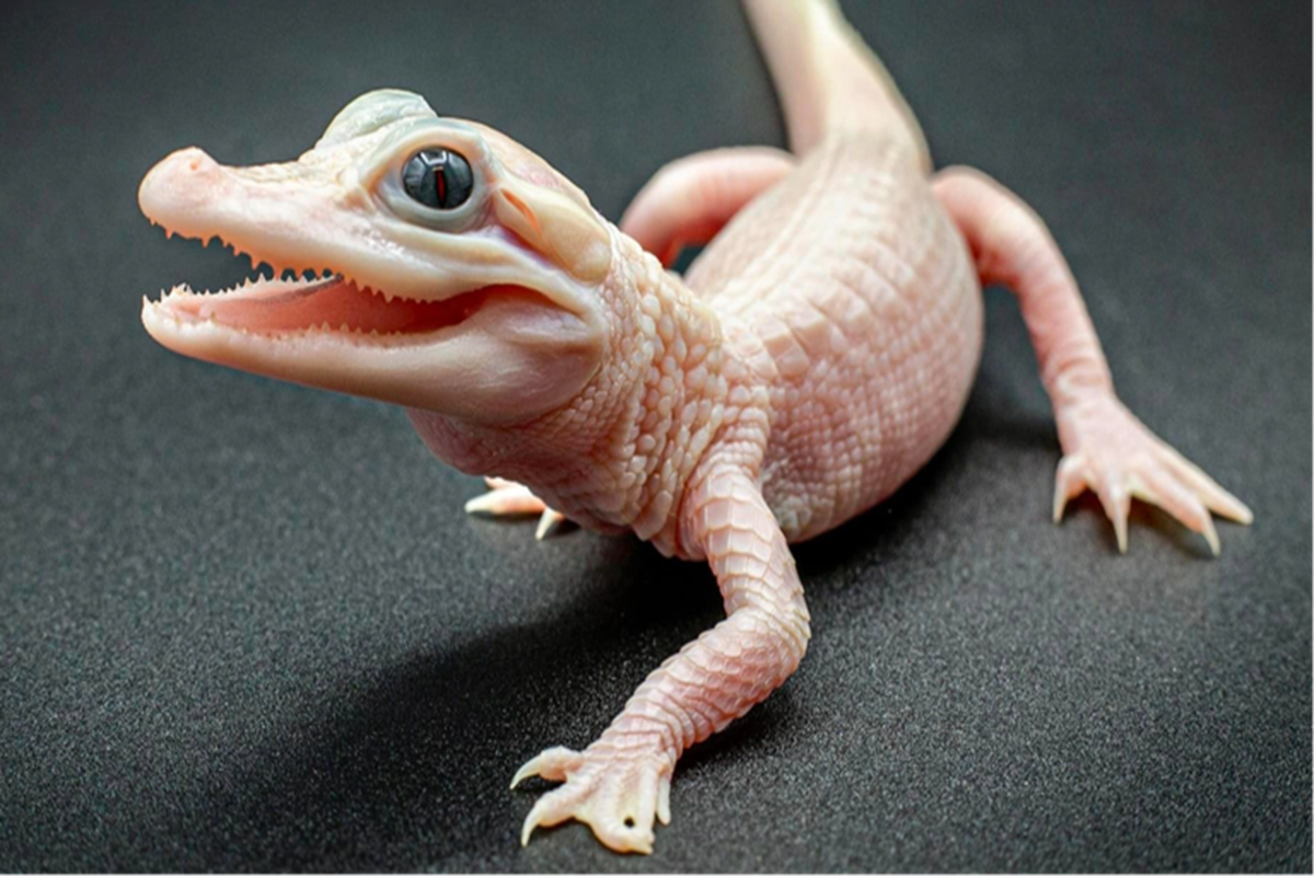 Florida Theme Park Seeks Public Input for Naming Unique White Alligator