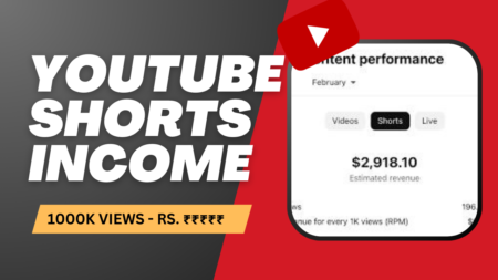 How much Youtube Pay for Shorts in India: 1k to 1M views