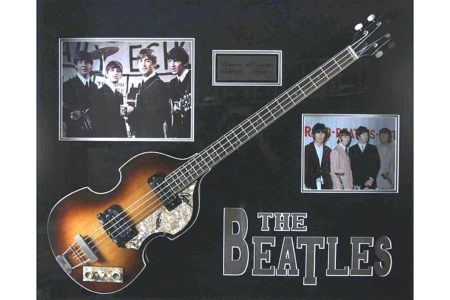 Hofner bass guitar