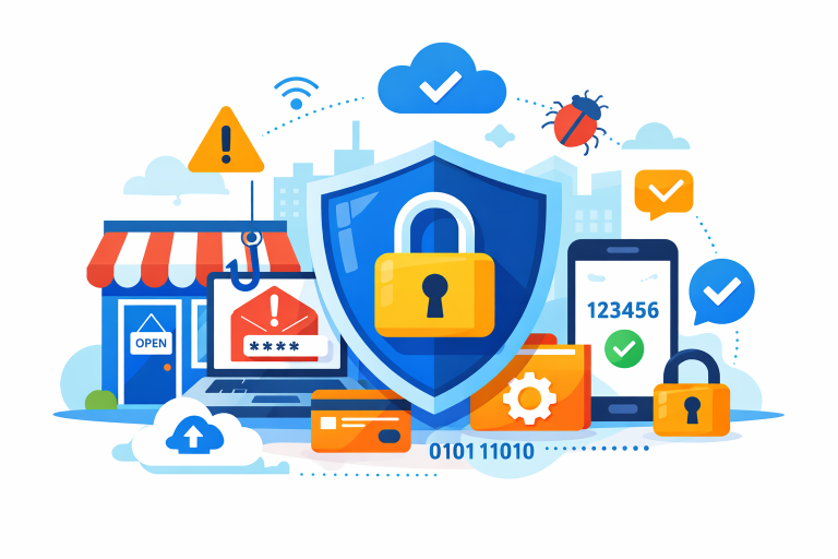 how to improve cybersecurity for small businesses