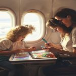 keep kids busy on long flights