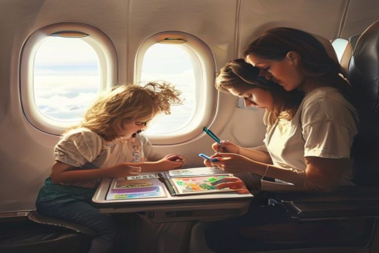 keep kids busy on long flights